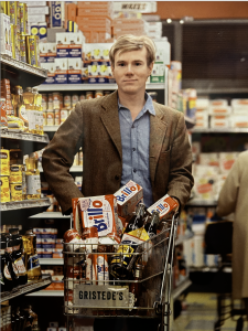 Bob Adelman, 'Andy Warhol in Gristedes Supermarket, New York City' (1965)
